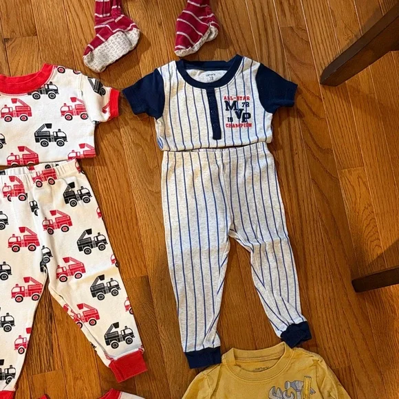 18M Pajama Set Bundle – 14 total Pieces - Picture 6 of 13